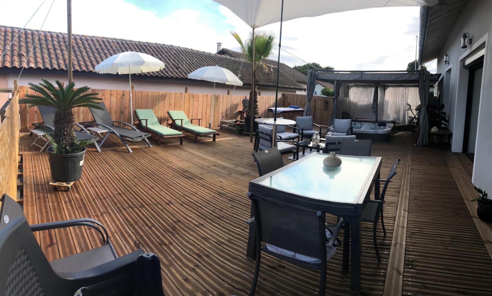 "Les Logis D'Argent" Chambre D'Hote Avec Wc, Sdb, Tv, Wifi, Option Petit Dejeuner , Parking Mimizan Extérieur photo